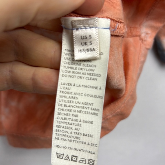 We The Free Women LongSleeve Cotton Tie Dye T-Shirt Sz S Bohemian Hippie 70's - Picture 6 of 10